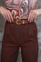 Gold Buckle Suede Belt Dress Belt Shirt Belt Coat Belt Women's Belt Trouser Belt - 3