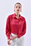 Women's Satin Crop Shirt