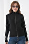 Women's Half-Zipper Closure Premium Yarn Soft Textured Knit Sweater - 5
