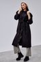 Marvella Black Premium Epaulet Windbreaker Detailed Cashmere Coat - 7