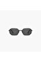 55MM Black Geometric Sunglasses 30S-000410-0101