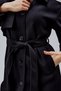 Marvella Black Premium Epaulet Windbreaker Detailed Cashmere Coat - 6