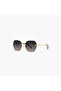 53MM Grey Hexagon Sunglasses 30S-000295-2007 - 2