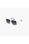 61MM Dark Grey Shaded Rectangle Sunglasses