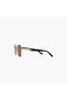56MM Brown Geometric Sunglasses BLA-000312-2904 - 3