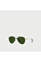 Men Green Lens Aviator Sunglasses - 2
