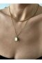 Steel Double Minimal Necklace Set - 4
