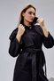 Marvella Black Premium Epaulet Windbreaker Detailed Cashmere Coat - 5
