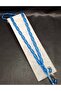 Fine Long Capsule Cut Blue Color Powder Amber Prayer Beads