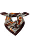 Ethnic Horse Pattern Scarf Bandana 50X50 cm