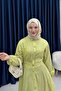 فستان مخطط بأزرار كبس - 2