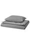 Single Duvet Cover Set, Gray, 150X200/50X60 cm - 6