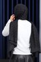 Ecru Buttoned Textured Cardigan - 3