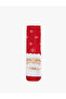 Santa Claus Patterned Towel Socks - 2