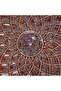 Handmade Enamel Copper Decorative Wall Hanging Plate (Brown) - 5