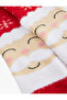Santa Claus Patterned Towel Socks - 3