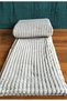 Merinos Modern Line 3 Piece Blanket Double Size Light Gray - 2