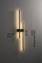 Samsung Led Modern Decorative Bedroom Living Room Indoor Single Sconce Lighting Blackcase Daylight - 7