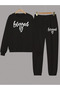 Blessed Kalp Printed Crew Neck Women's 2-Piece Bottom and Top Tracksuit Set - 2
