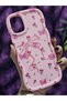 Pink Phone Case with Butterfly Ribbon and Flower Pattern Compatible with Samsung Galaxy A06 - 2
