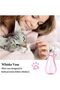 Tiny Glass Vases Set - Cat Whiskers Holder, Miniature Jars for Flowers, 4 pcs (Black, Pink, Purple, - 3