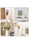 Modern White Ceramic Vase - Elegant Home & Office Decor - 3