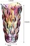 9.5" High Thickened Colorful Glass Flower Vase (Magic Color-waterdrop Style) - 7