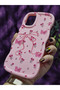 Pink Phone Case with Butterfly Ribbon and Flower Pattern Compatible with Samsung Galaxy A06 - 5