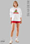 Unisex Long Sleeve Grinchmas Printed Crew Neck Hoodless Fleece-Lined Oversized Sweatshirt - 3