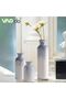 3PCS Ceramic Vases - Hand-Painted Blue Modern Wind - 5