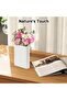 Small Book Vase, White Ceramic Book Decorative Vase - 6