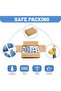 36 Blue Glass Bud Vase Set - Mini Bud Vases for Centerpieces (Blue) - 7