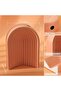 Modern Arched Ceramic Vase, Orange - 7