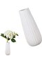 Modern White Ceramic Vase - Elegant Home & Office Decor
