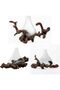Luxury Glass and Natural Grape Wood Vase – Handcrafted Decorative Piece - 3