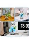 Desktop Glass Planter Vase Holder - Cat Metal Plant Terrarium (Black) - 2