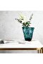 Blown Glass Petal Vase - Wide Mouth, Modern Home Decor - 5