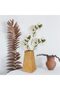 Natural Seaweed Weave Basket Straw Rattan Vase – Pastoral Bamboo Flower Arranger - 5