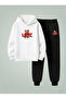 Unisex Sweatshirt - Tracksuit Set Children Hooded Set Love Yourself Printed 3 Thread Raster