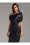 Women Black Embellished Bodycon Maxi Dress - 4