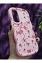 Samsung Galaxy A35 Compatible Pink Phone Case with Butterfly Ribbon and Floral Pattern - 4