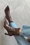 Norma Short Pointed Toe Stretch Women's Boots Brown