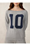 Grey Boat Neck Sweatshirt and Joggers Co-Ords - 5
