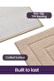Bathroom Rug Mat, Extra Soft Absorbent, Non-Slip, 50 x 80 cm, Beige - 4