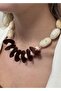 Bordo Detailled Beaded Necklace 35 Cm+5 cm Extension - 4
