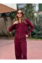 Knitwear Set Women Burgundy - 5