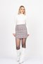 Women's Winter Fuchsia Alexi Mini Boucle Skirt Stylish Daily Comfortable 6823