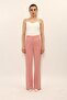 Belted Spanish Flared Trousers-Powder - 5006100 - 7