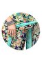 Women's Stylish Chiffon Botanical Printed Saree with Blouse Piece - 6