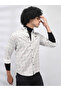 Men White Checkered Slim Fit Shirt - 4